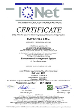 Immagine certificato Iso14001 IQNet
